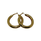 Bold Gold Hoop Earrings
