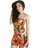 Tropical Girl Ruffle Dress